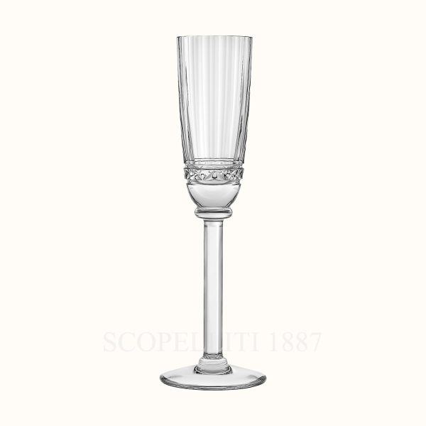 hermes crystal champagne flute iskender