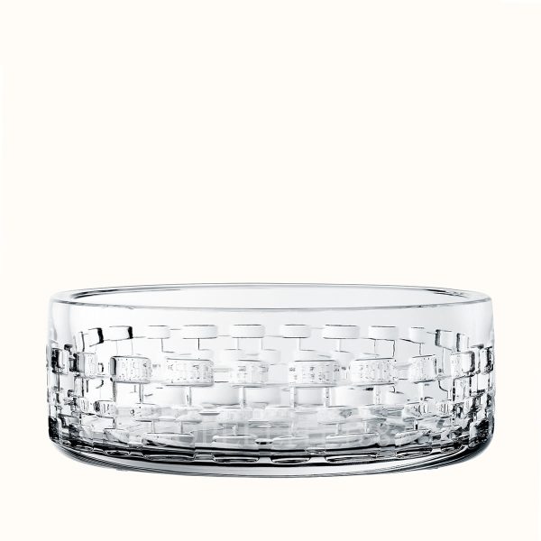 hermes crystal large bowl adage