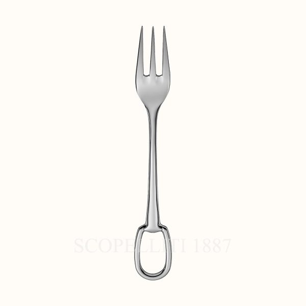hermes dessert fork attelage steel
