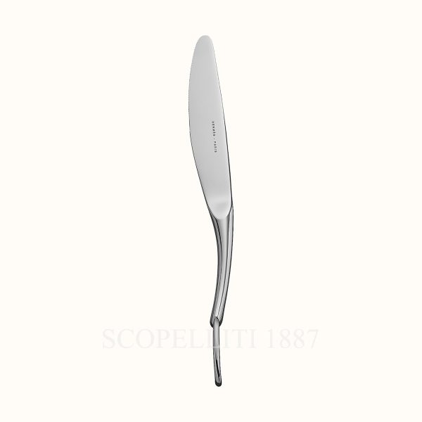 hermes dessert knife attelage silver plated
