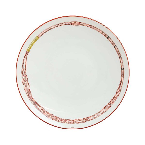 hermes dinner plate tressages equestres