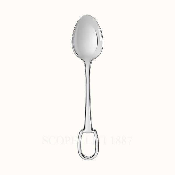 hermes dinner spoon attelage silver-plated