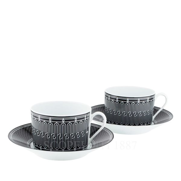 hermes h deco breakfast cup and saucer