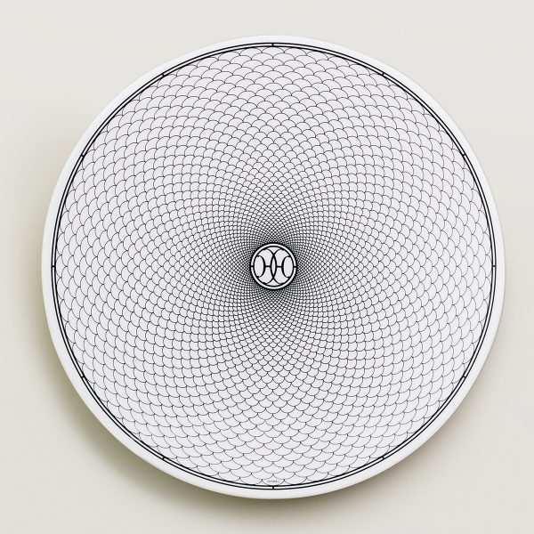 hermes h deco dinner plate