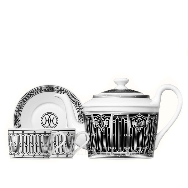 hermes tea set h deco