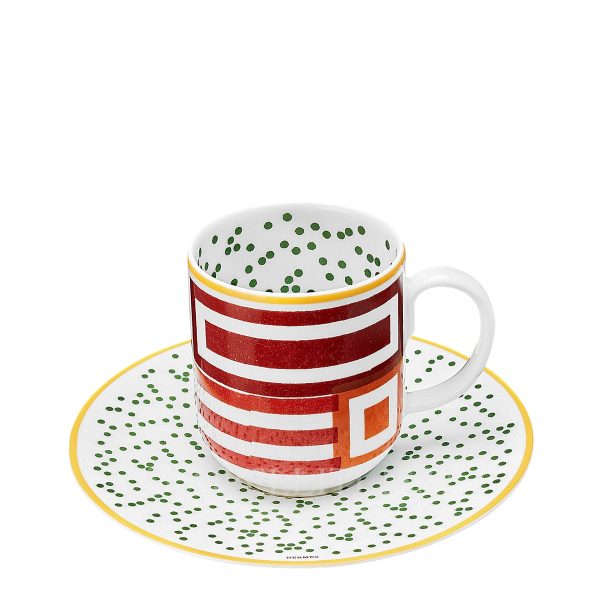 hermes hippomobile coffee cup and saucer n.1 set