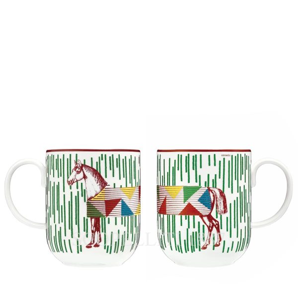 hermes green mugs hippomobile