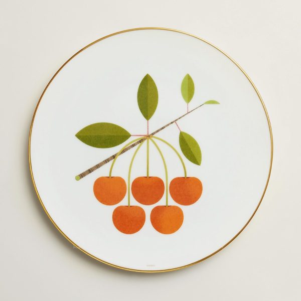 hermes kaorumi dessert plate cherry