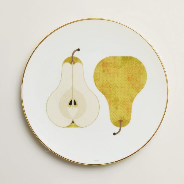 hermes kaorumi dessert plate pear