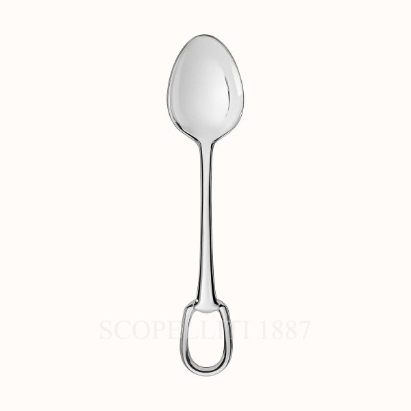 hermes mocha spoon attelage silver-plated