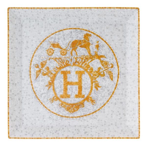 hermès mosaique au 24 square plate n.5