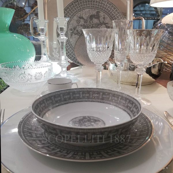 hermes cereal plate mosaique platinum