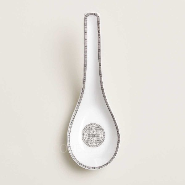 hermès mosaique au 24 platinum soup spoon