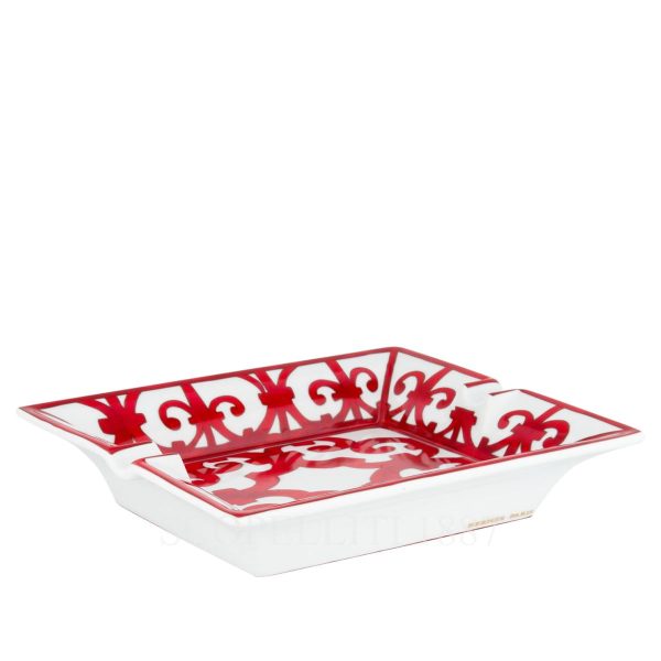 hermes red ashtray