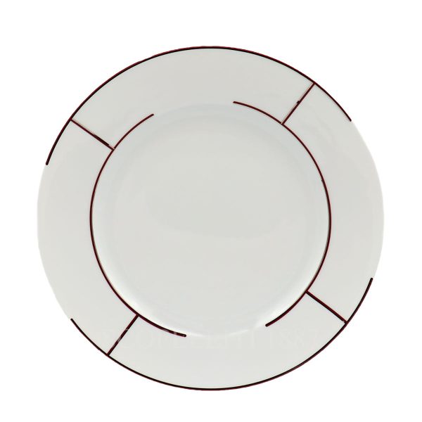 hermes presentation plate rythme rouge