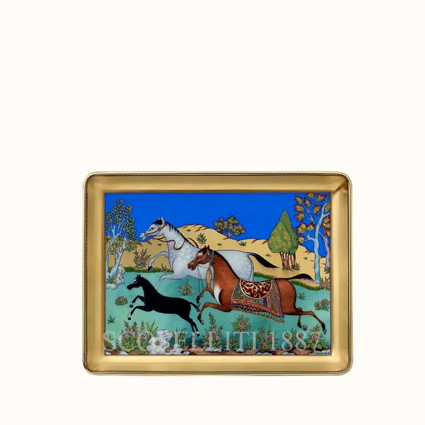 hermes sushi plate cheval d'orient