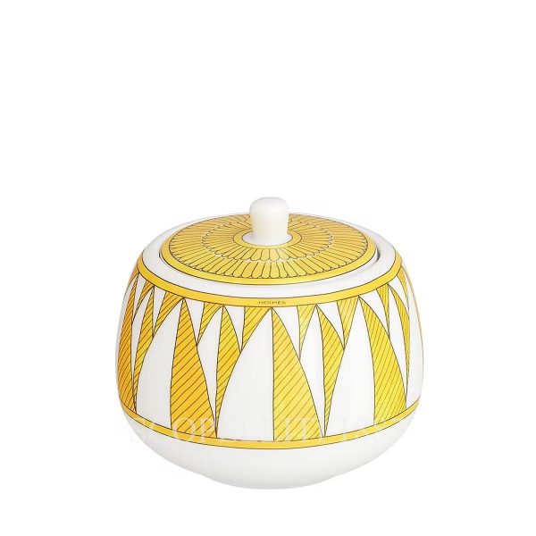 hermès soleil d’hermès sugar bowl