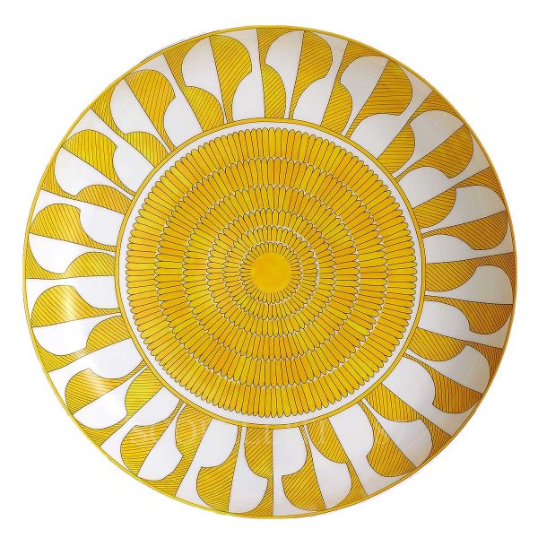 soleil d'hermes large deep round platter