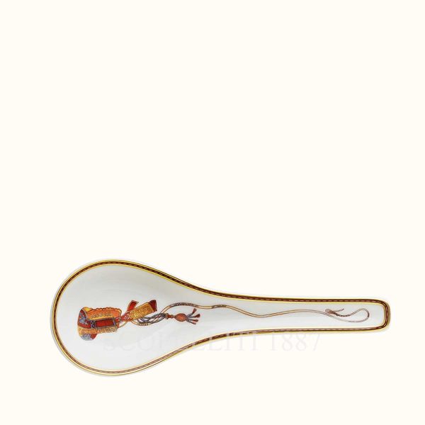 hermes soup spoon oriental cheval d'orient