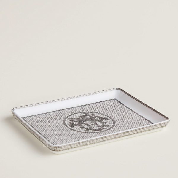 hermes sushi plate mosaique platinum