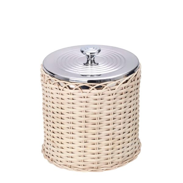 ice bucket in rattan pigment