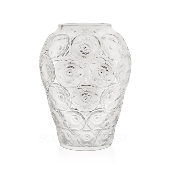 lalique anemones vase