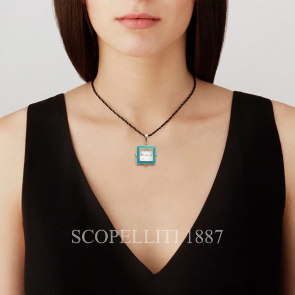 lalique crystal pendant vermeil