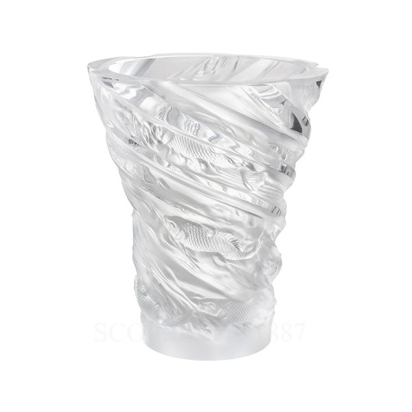 lalique carpes koi vase