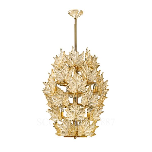 Lalique Champs-Élysées Chandelier Gold 6 Rings