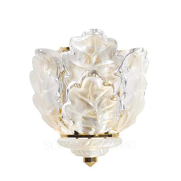 Lalique Chêne Wall Sconce Gilded