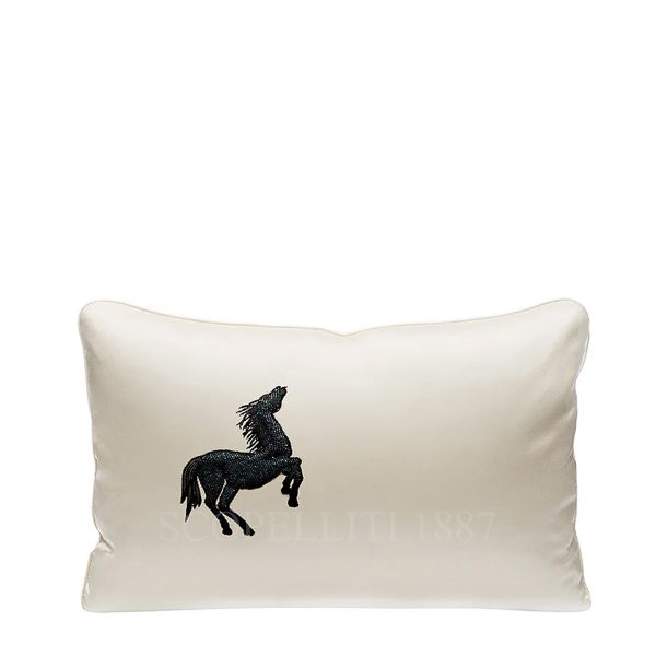 Lalique Cheval Bondissant Cushion
