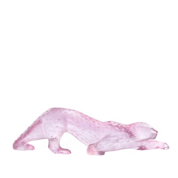 lalique crystal zeila pink luster