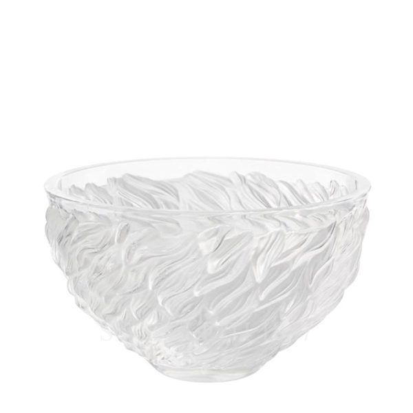 lalique fourrure bowl clear crystal