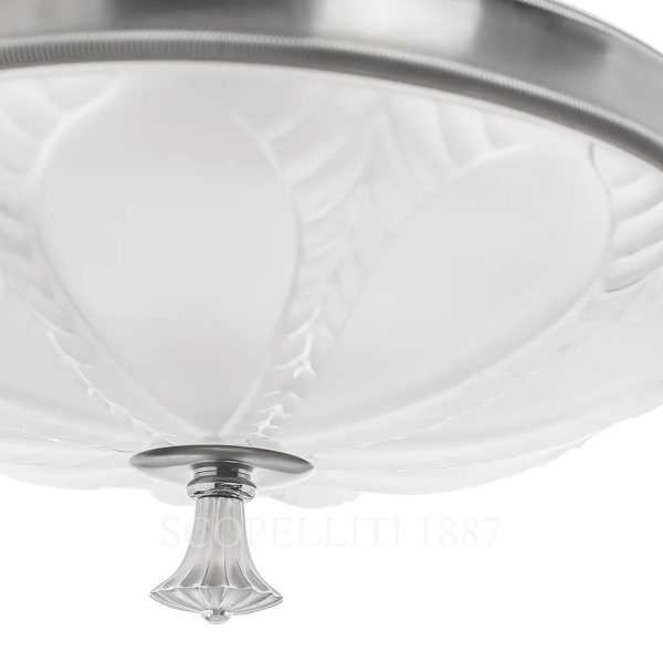 Lalique Ginkgo Ceiling Lamp Small Details