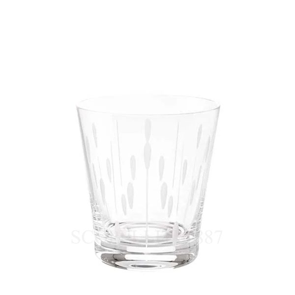 lalique lotus dew tumbler clear crystal handcrafted in france
