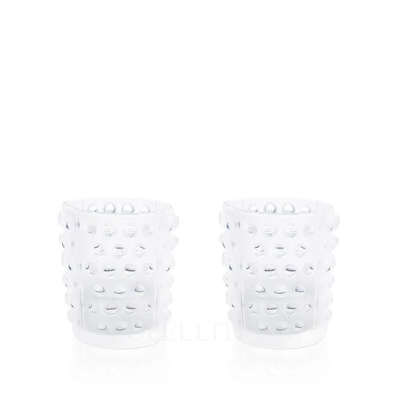 lalique mossi votive clear set of 2