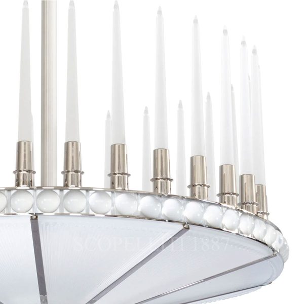 Lalique Perles Chandelier Details