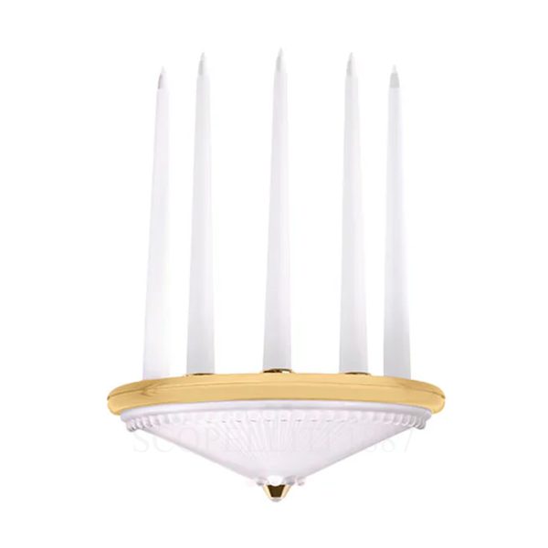 Lalique Perles Wall Sconce Gilded 5 Elements