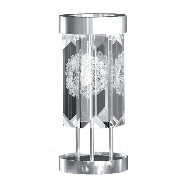 Lalique Serene Dahlia Table Lamp 6 Prisms