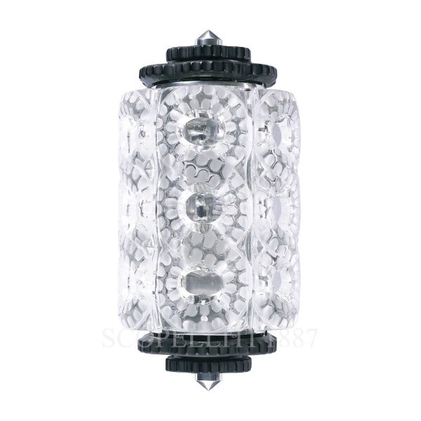 Lalique Seville Wall Sconce Clear and Black