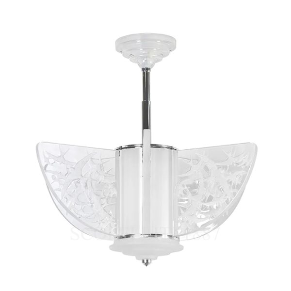 Lalique Swallows Small Chandelier