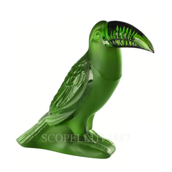 lalique toucan sculpture amazon green