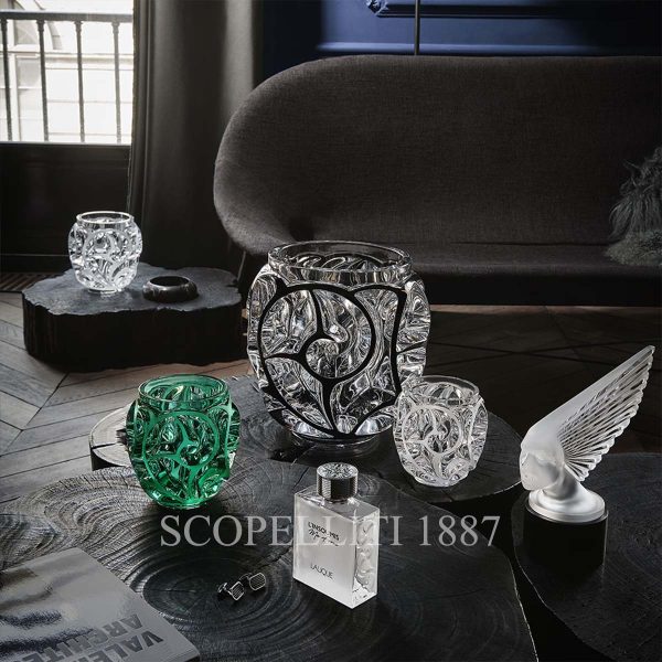 lalique tourbillons crystal vases
