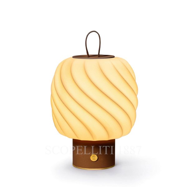 lladro ice cream portable lamp brown