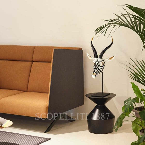 lladro antelope mask porcelain fierce portraits