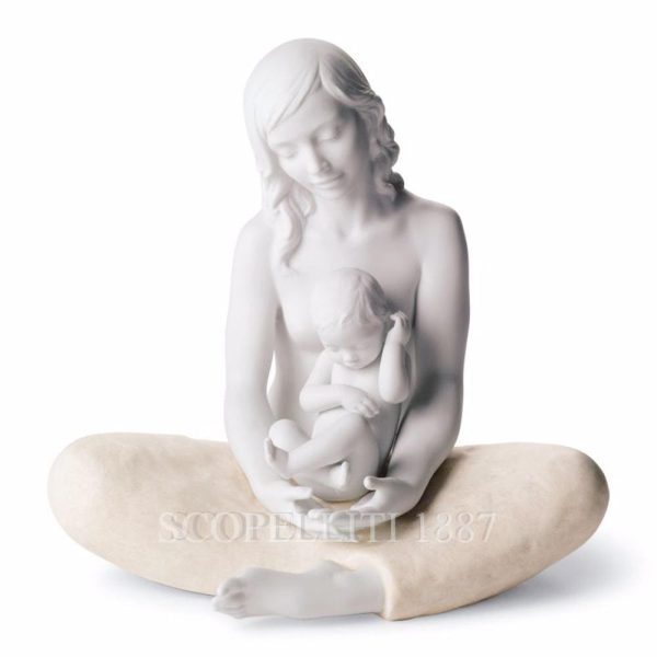lladro the mother porcelain figurine spanish designer
