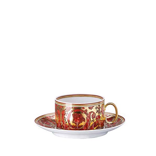 versace tea cup medusa garland red