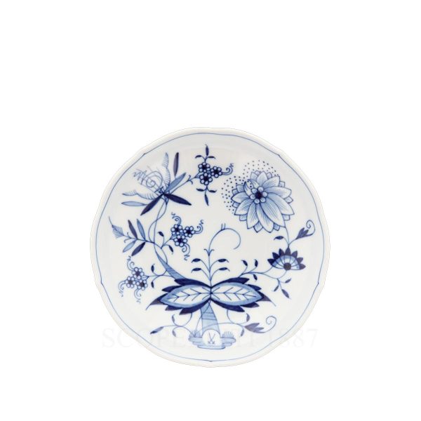 meissen blue onion coffe cup saucer