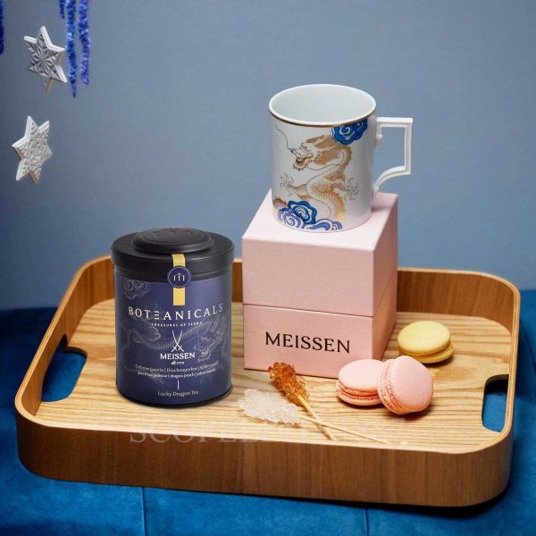 meissen luxury tea gift set lucky dragon