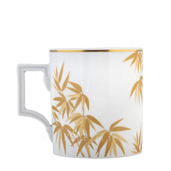 meissen porcelain mug golden bamboo back side
